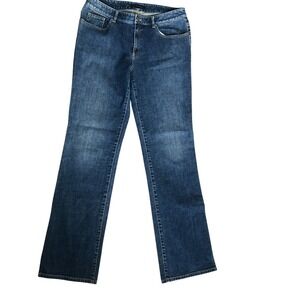 Elie Tahari Boot Cut‎ Med Rise Medium Wash Denim Jeans Size 8
